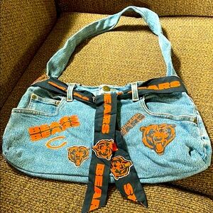 Denim #Bears Satchel